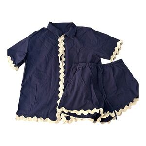 Navy cotton Set sz large